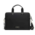 Jet Black Slim Laptop Bag Z9394