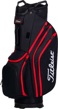 Black/Black/Red Lightweight Golf Bag T592