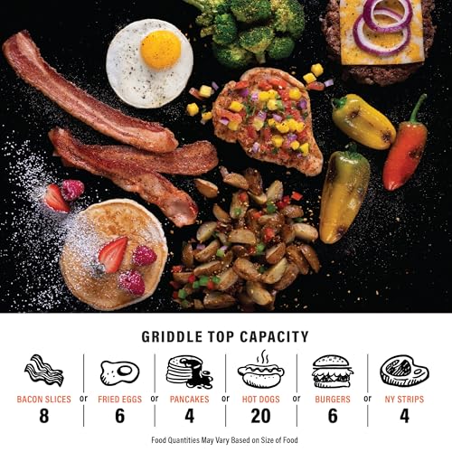 12” x 14” Camping Griddle with Side Burner W9476