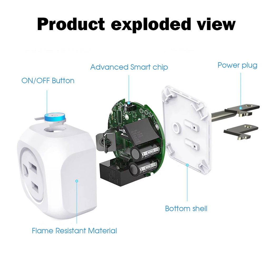 Smart Plug 3 Pack Wifi Mini Outlets Smart Socket Z747768