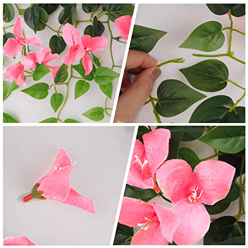UV Resistant Artificial Bougainvillea Hanging Plant E614110
