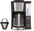 12-cup Glass Carafe Black Stainless Steel Programmable Brewer V78580