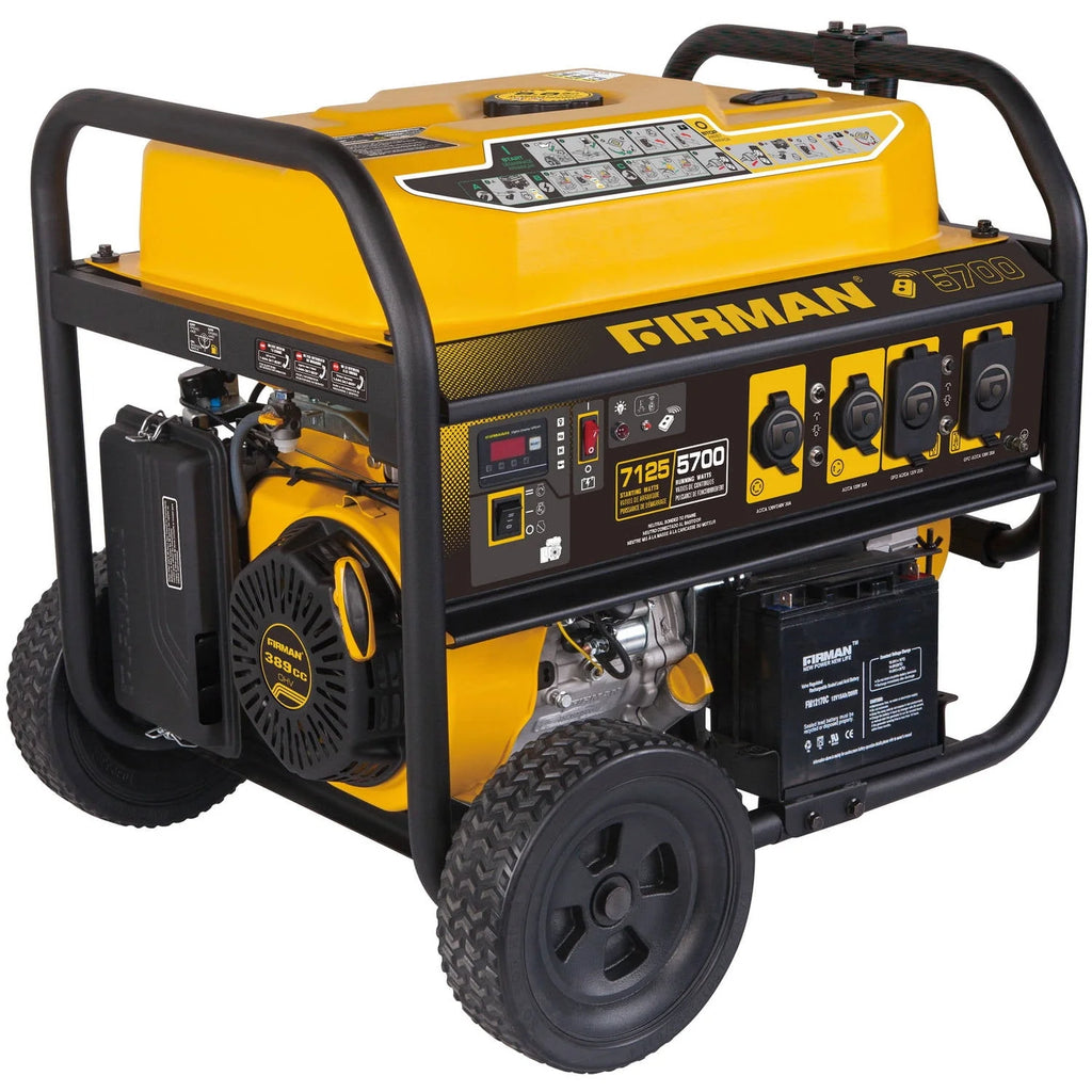 7125/5700 Watt 120/240 V Gas Remote Start Generator A293