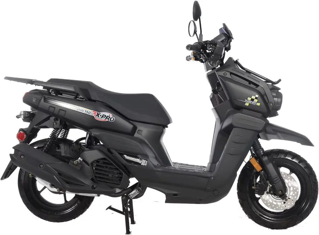 150cc Gas Moped Scooter with 12" Aluminum Wheels S6469