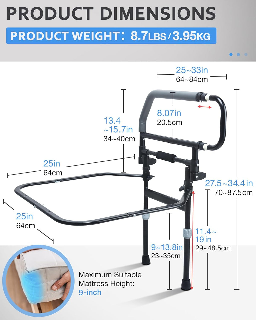 Foldable Bed Assist Handle X866971