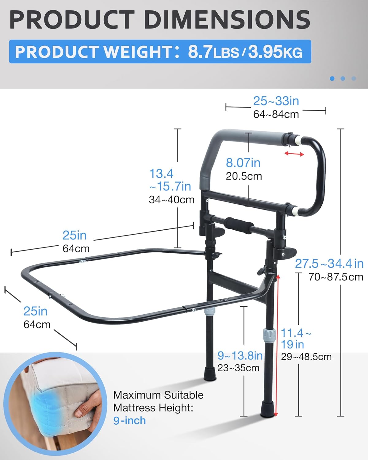 Foldable Bed Assist Handle X866971