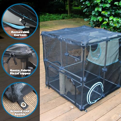 Catio Outdoor Cat Enclosure, Mega Kit F2367
