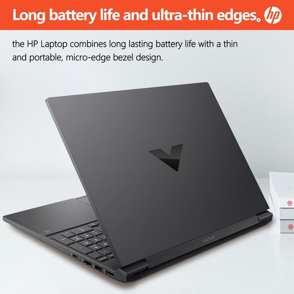 15.6" FHD 144Hz Gaming Laptop, AMD Ryzen 5 5600H, 16GB RAM, 512GB SSD, NVIDIA GeForce RTX 3050 Ti, Mica Silver M745571