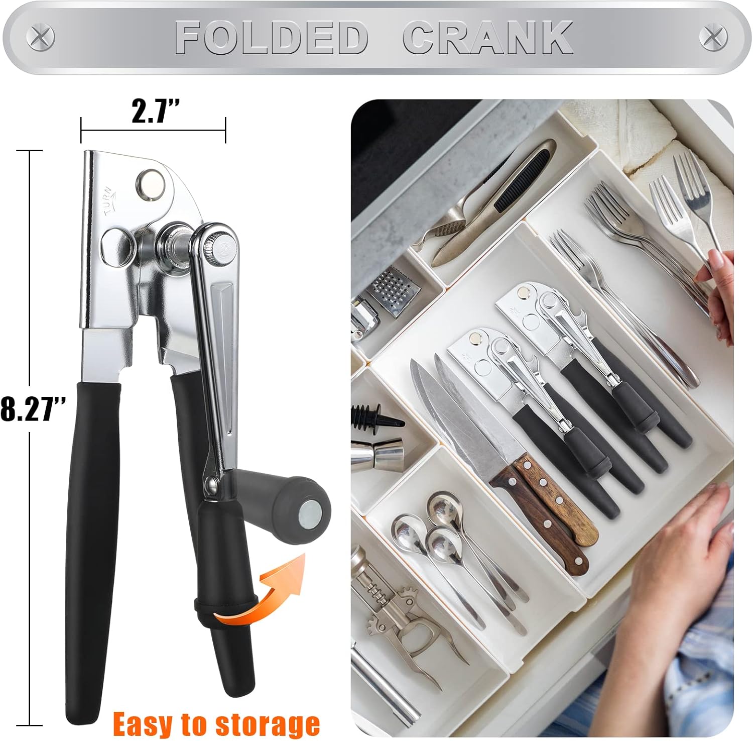 Stainless Steel Manual Can Opener O357824