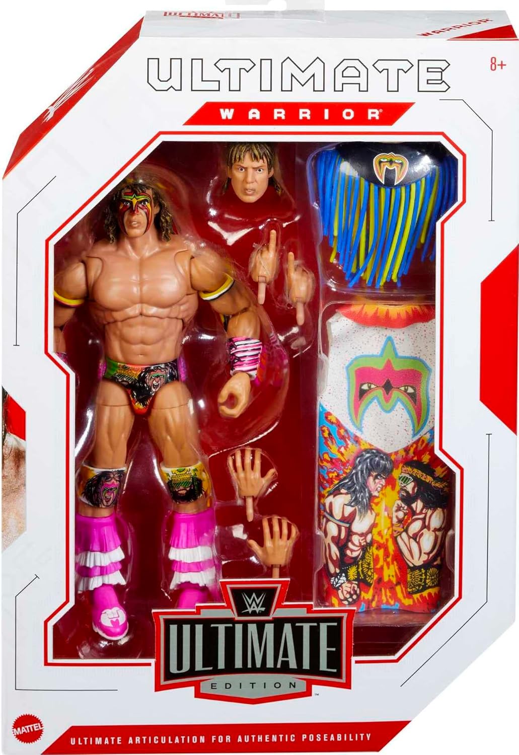 WWE Warrior Ultimate Edition Action Figure, 6-inch N184636