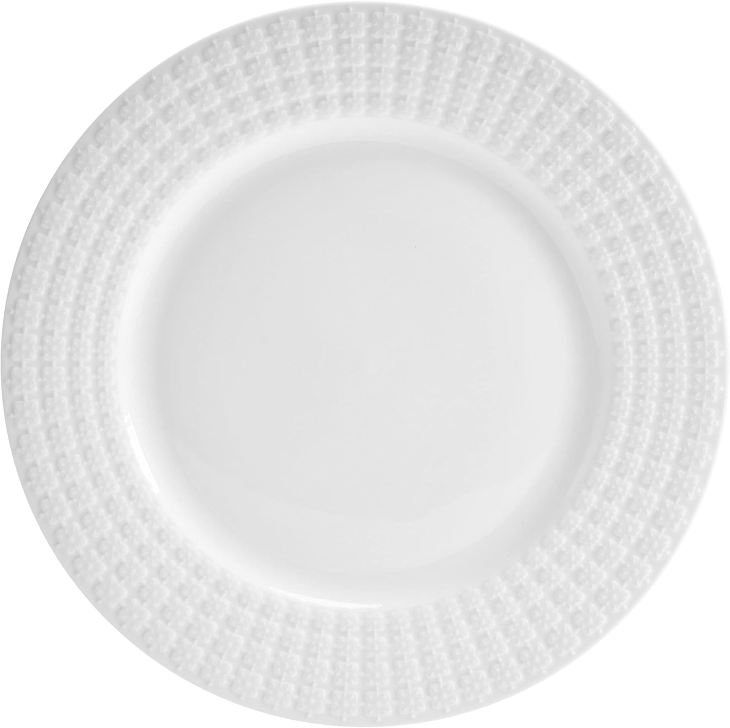 12 Piece White Dinnerware Set U964