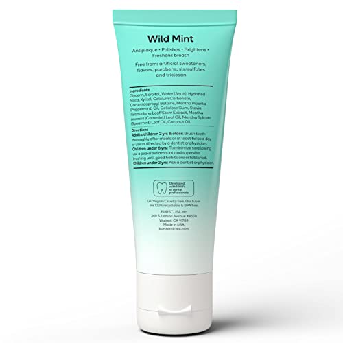 4.7oz 2 Pack Wild Mint Fluoride Free Whitening Toothpaste Y742