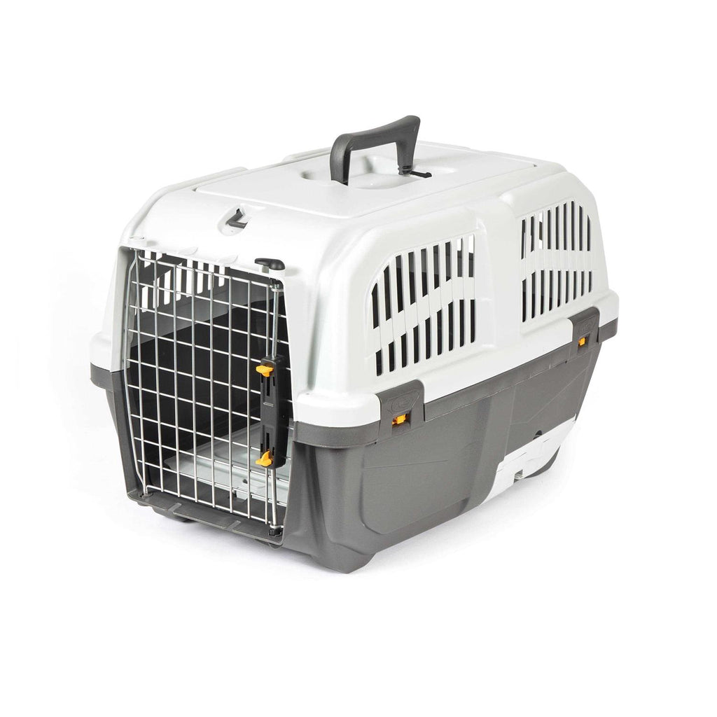 Plastic Cat Carrier with Integrated Litter Pan Z53130