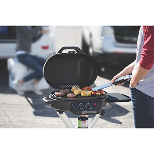 Portable Stand-Up Propane Grill with Push-Button Starter V63058