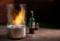 Tabletop Round Fireplace W77804