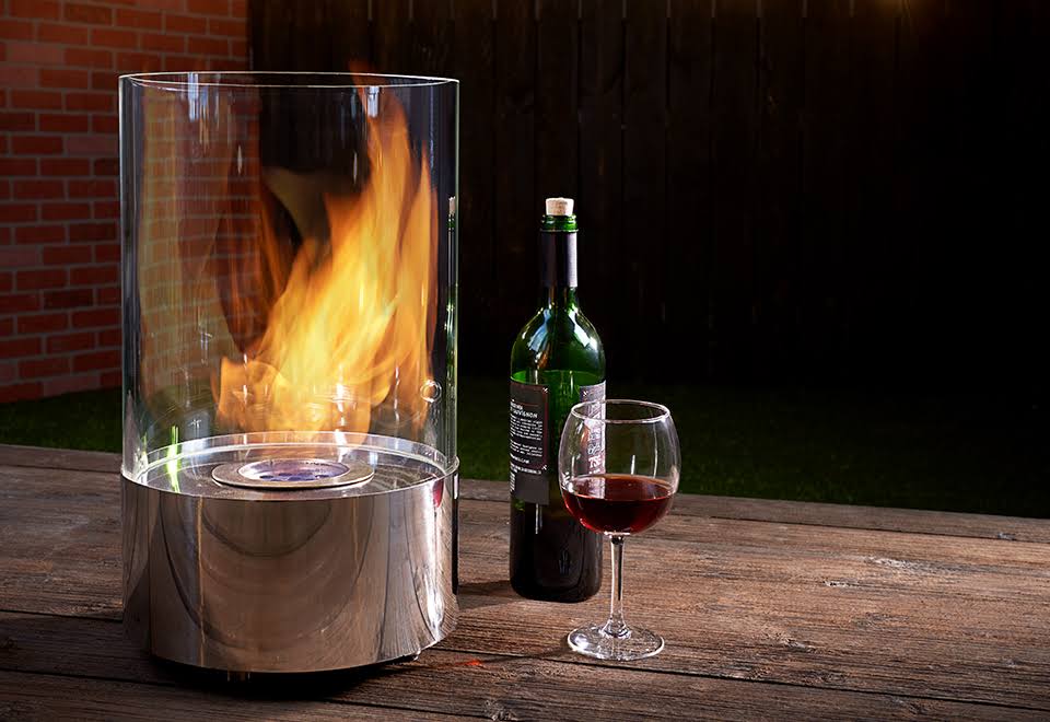 Tabletop Round Fireplace W77804