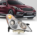 Chrome Projector Headlight Passenger Right V8788