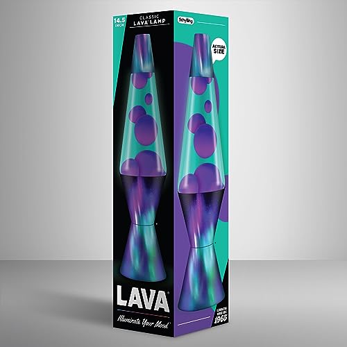 14.5" Purple Wax and Blue Liquid Motion Light L201916