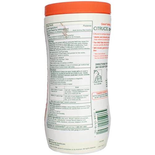 Orange Flavor Fiber Therapy Powder, 30 ounce (Pack of 3) N977