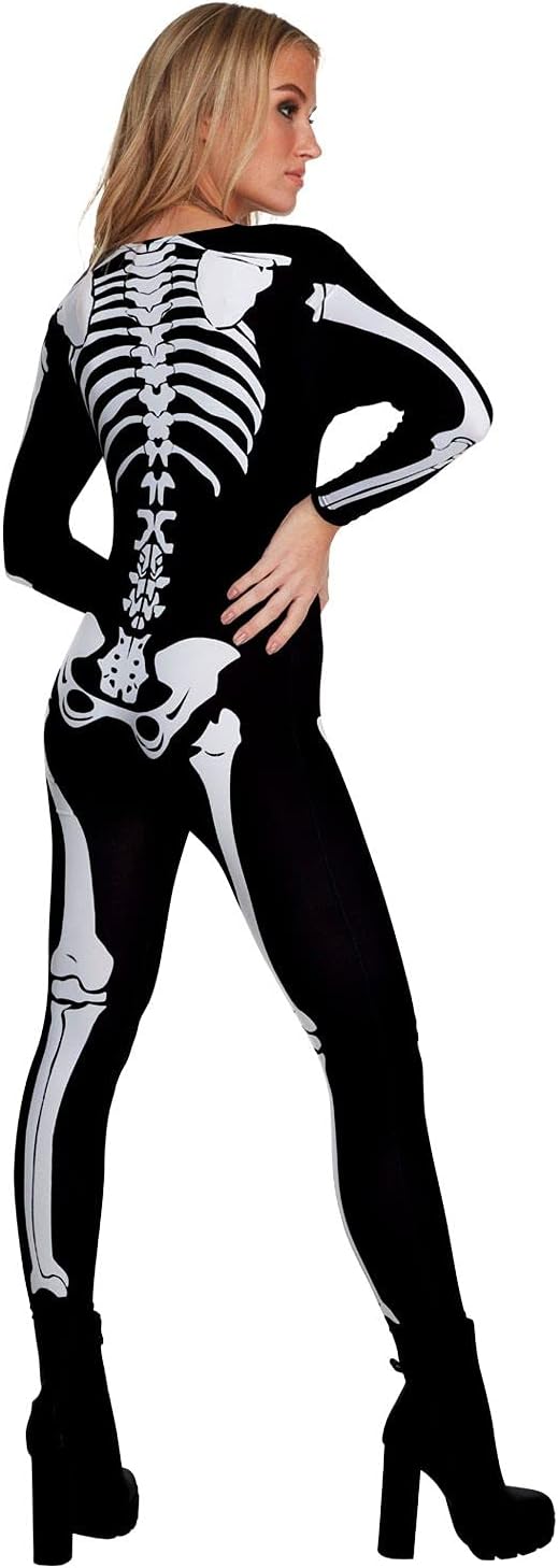 Skeleton Costume Bodysuit D715555