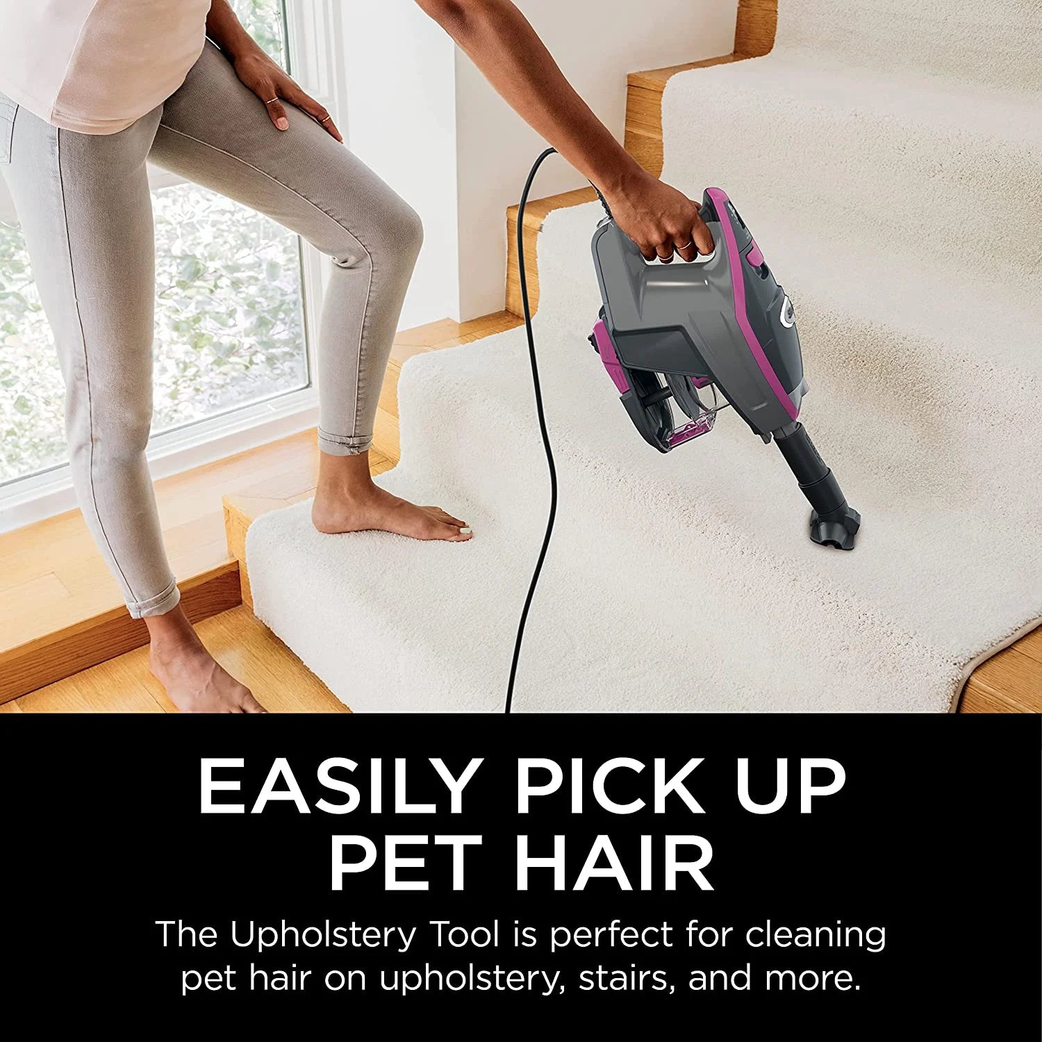 Corded Stick Hand Vacuum with Removable Bristle Brushroll D5630
