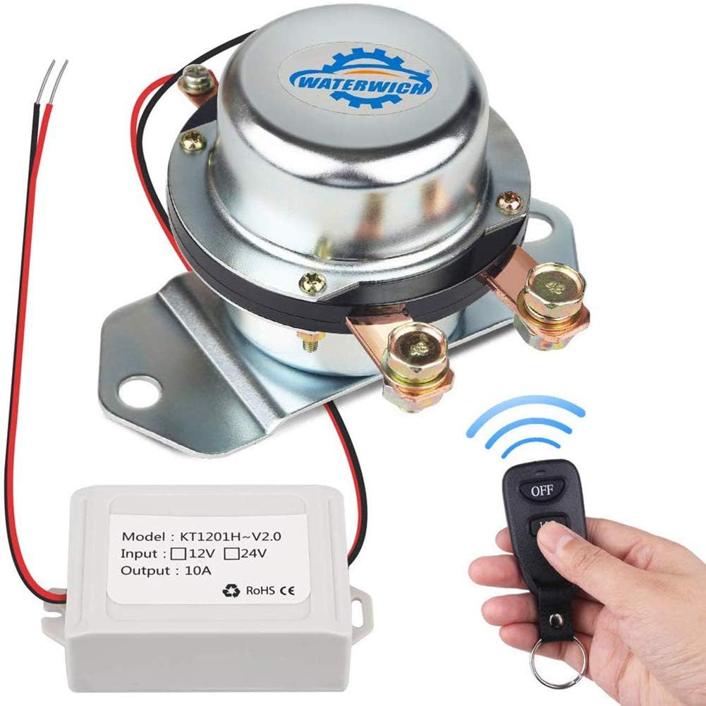 Pack of 2 280Amp DC24V Car Wireless Remote Control Battery Disconnect Switch R395241