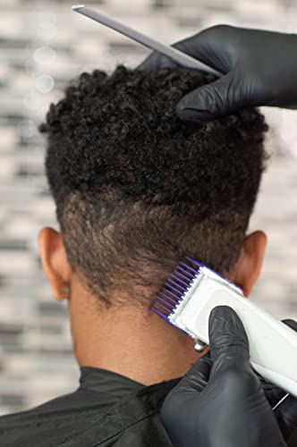 Black Cordless Adjustable Fade Hair Clipper with Stainless Steel Blade A1043