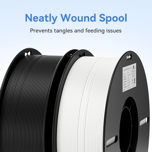 2kg Black & White PLA 1.75mm Filament Bundle S948487