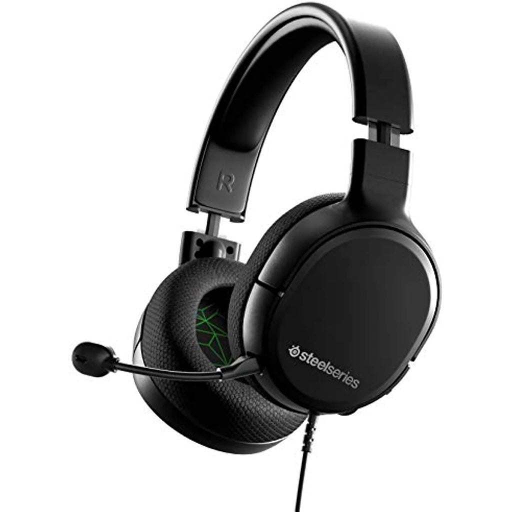 Wired Gaming Headset with Detachable Microphone and Steel-Reinforced Headband E973455