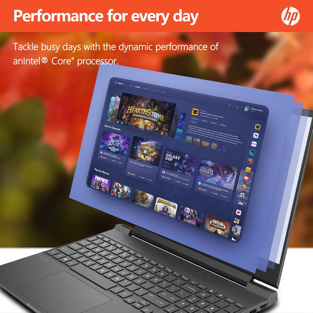 15.6" FHD 144Hz Gaming Laptop, AMD Ryzen 5 5600H, 16GB RAM, 512GB SSD, NVIDIA GeForce RTX 3050 Ti, Mica Silver M745571
