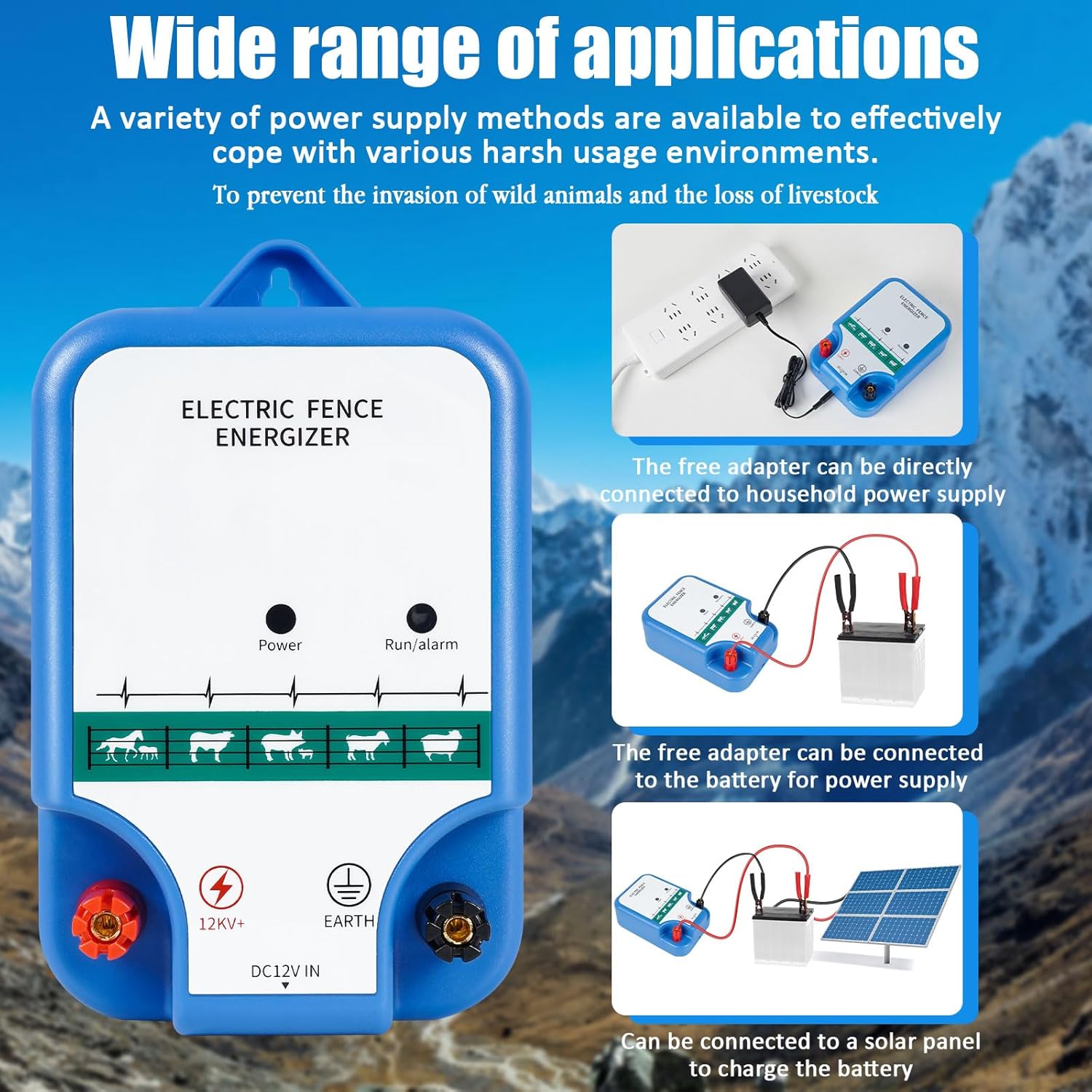 Electric Fence Energizer ≤3 Joule Q673