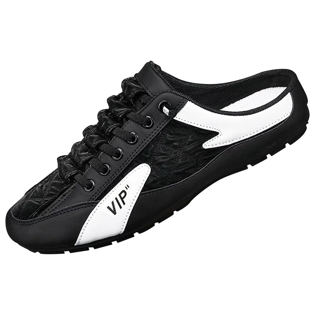 Men Slip on Mule Sneakers Lightweight Backless Casual Sports Shoes Loafers P24336