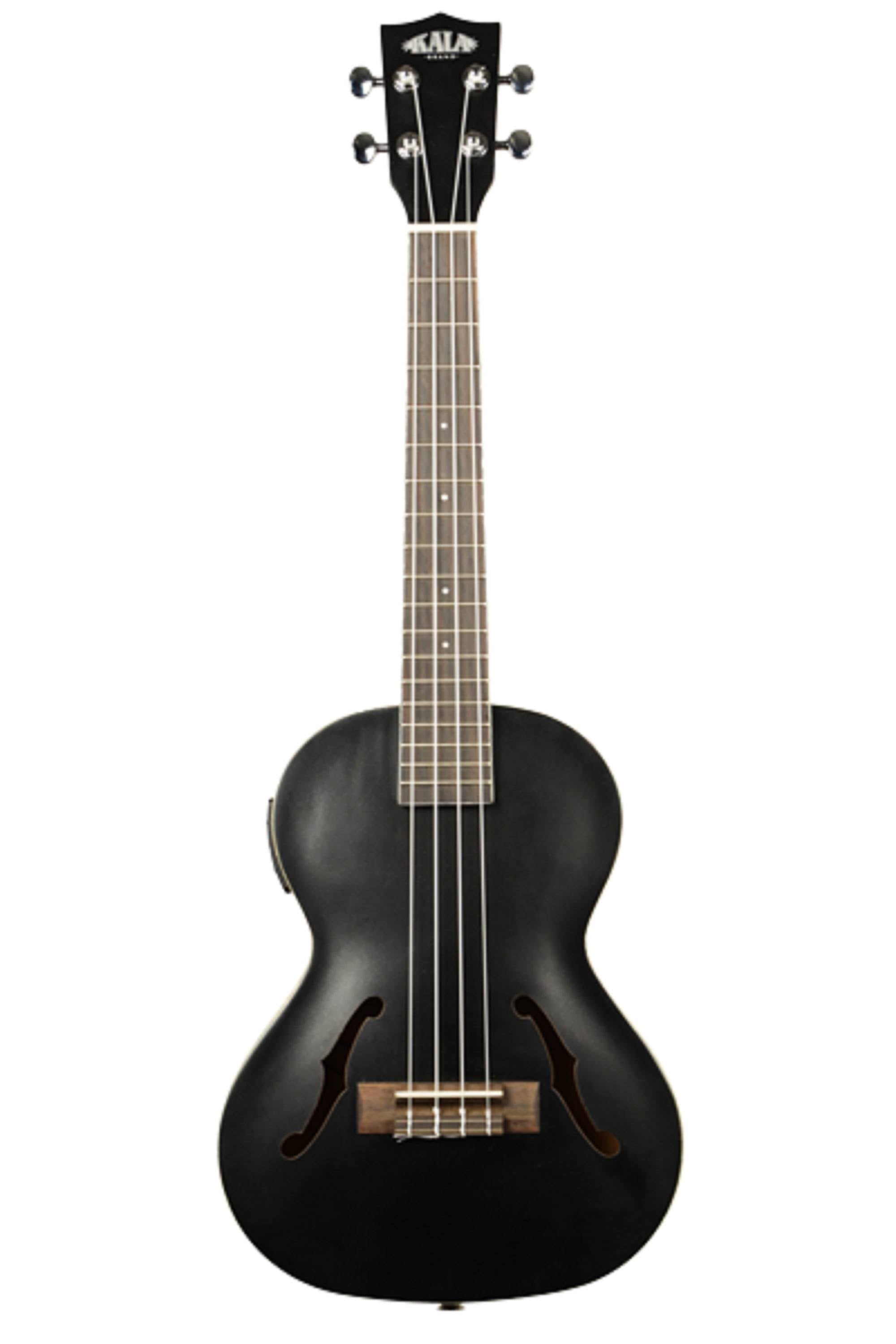 Metallic Black Archtop Tenor Ukulele H321866
