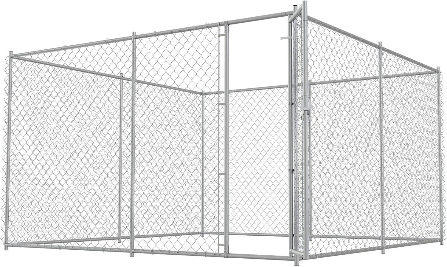 Large Dog Kennel Outdoor Heavy Duty Galvanized Chain Link Metal Dog Pen Enclosure K29900