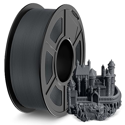 Black PLA 3D Printer Filament 1.75mm 1KG Z667896