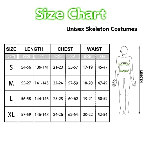 Black Skeleton Onesie Bodysuit with Gloves K8677