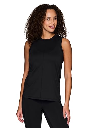 Micro Mesh Workout Tank, Quick Drying Crewneck Sleeveless Gym Shirt R17070
