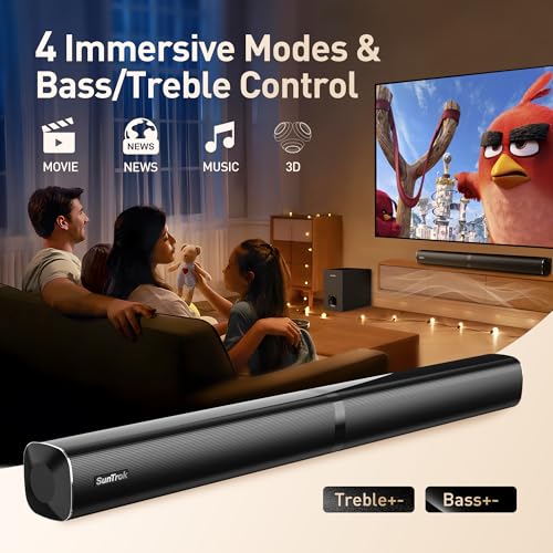 Karaoke Soundbar with Subwoofer, 2 Wireless Microphones, Bluetooth Speaker with Remote W885