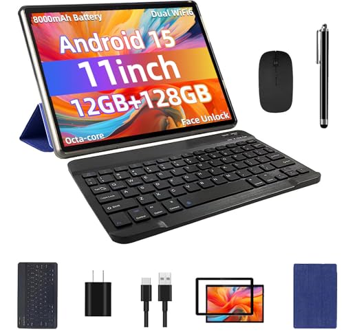 11inch Android 14 Tablet, Octa-core CPU, 12GB+128GB+1TB Expand, 8000mAh Battery B48794