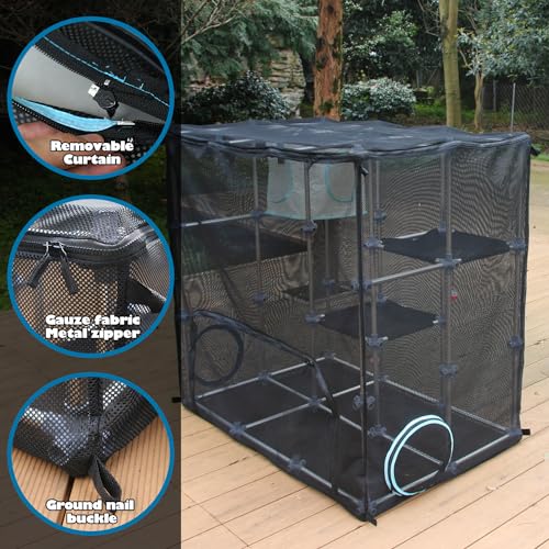 Catio Outdoor Cat Enclosure, Mega Kit F2367