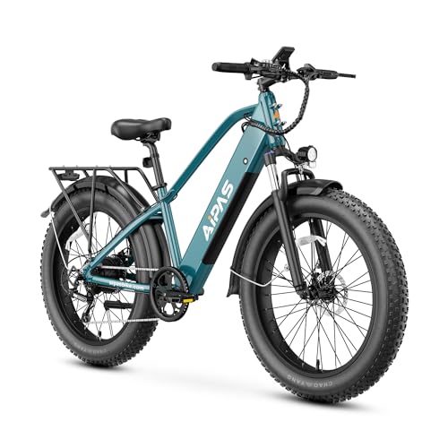 26'' x 4.0'' Fat Tire Electric Mountain Bike with 480Wh Battery 7 Speed W25254