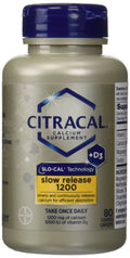 1200 Calcium Plus D Slow Release 80 Count (Pack of 3) G2209