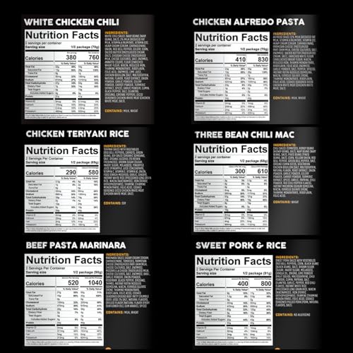 24 Servings Freeze-Dried Real Meat Emergency Food G2019