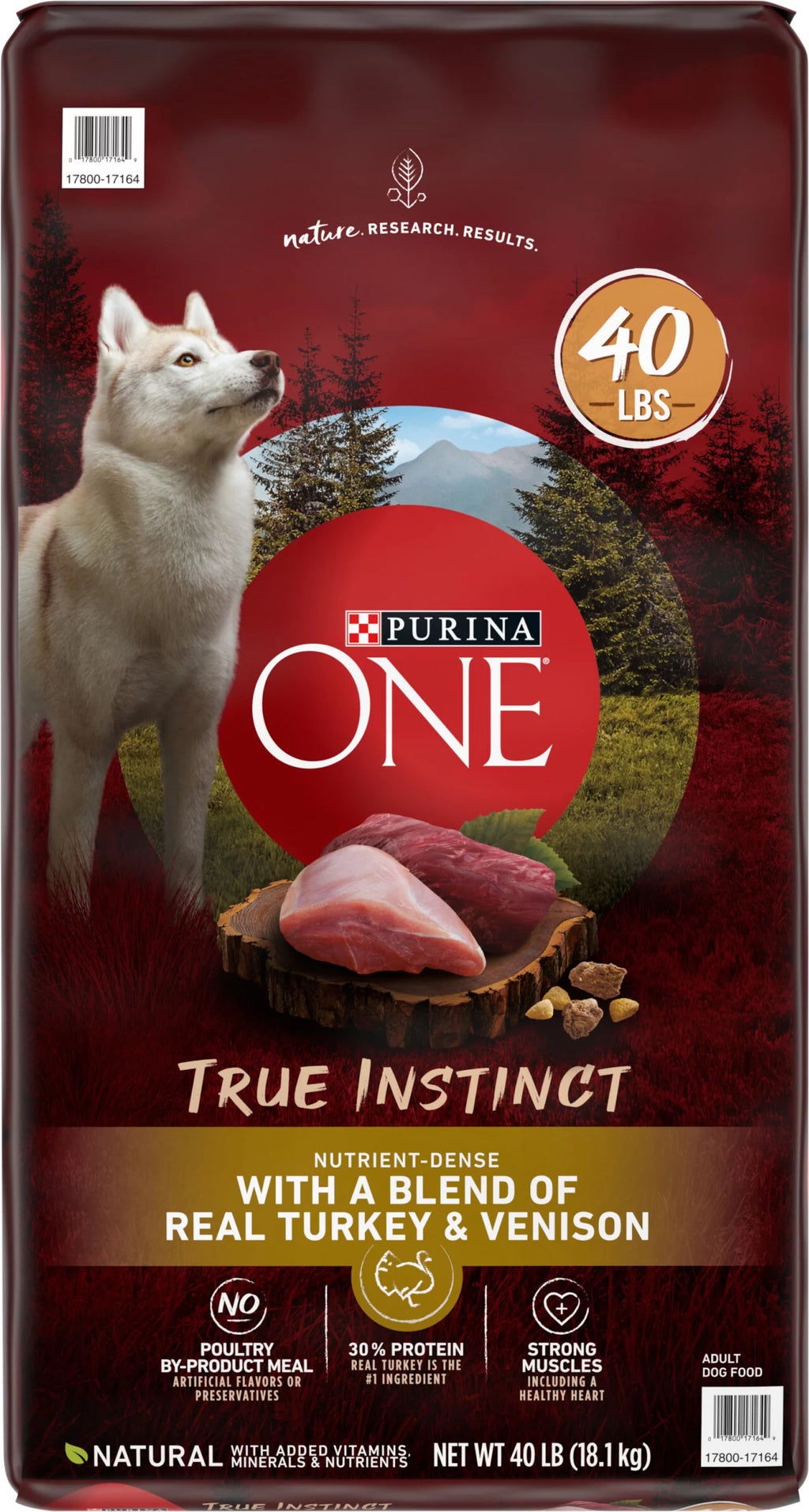 Real Turkey & Venison Adult Premium Dog Food 40 lb. Bag K1853