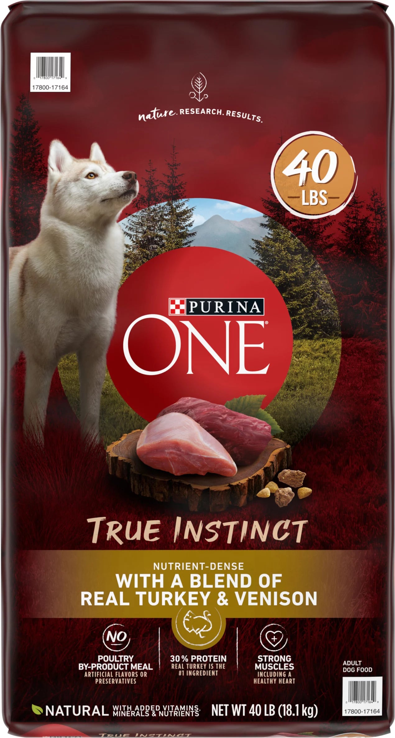 Real Turkey & Venison Adult Premium Dog Food 40 lb. Bag K1853