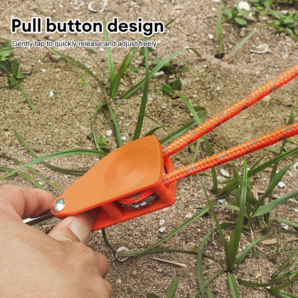 Camping Rope with Ratchet Pulley Guy Lines Q22916