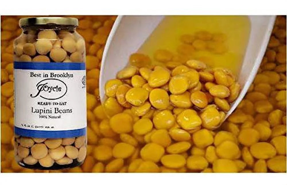 Ready To Eat Lupini Beans 32 OZ Jar Pack of 6 H278