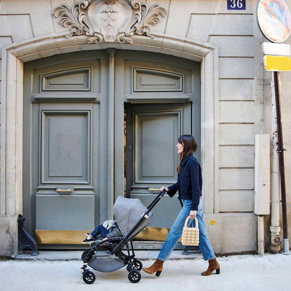 Aluminum Dark Navy Stroller Z6497