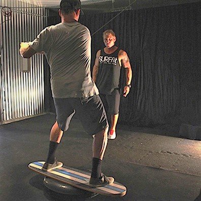 Pro Balance Board with Roller - 42” X 15” deck and 8.5” diameter Pro Roller D170