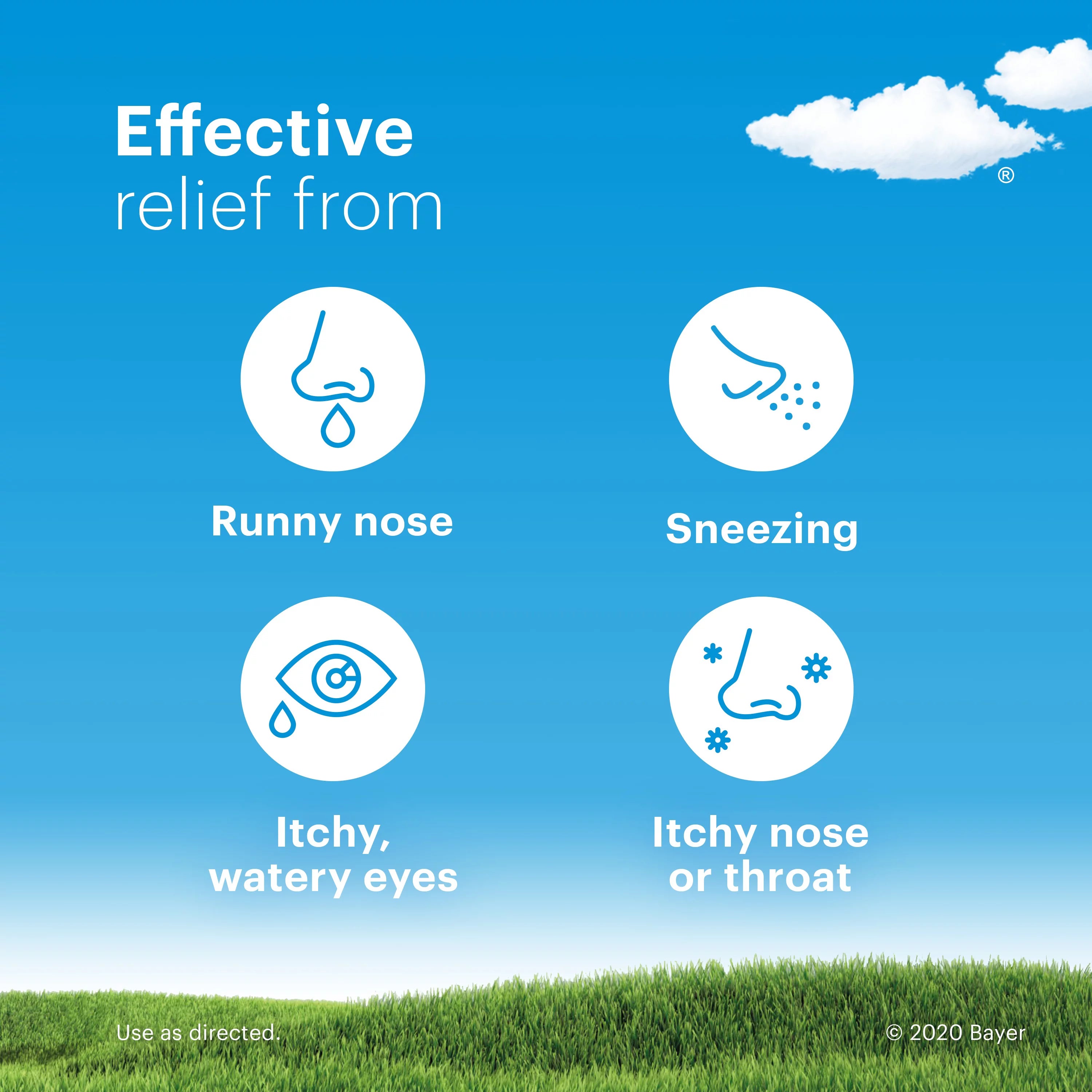 10 Ct 10 mg Non-Drowsy Allergy Medicine A4178